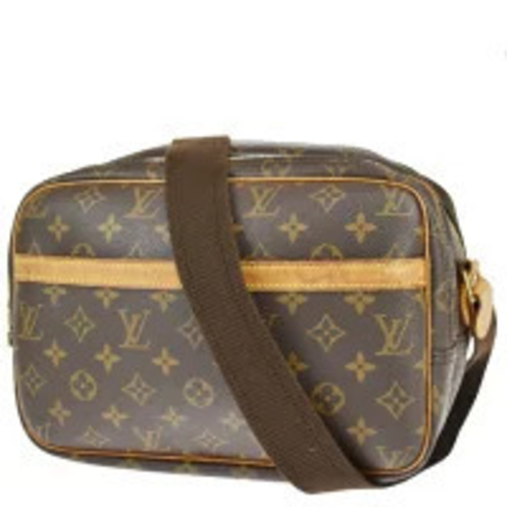 Louis Vuitton Reporter Shoulder Bag Monogram Leather